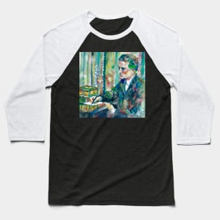 F. SCOTT FITZGERALD in his studio - watercolor portrait Baseball T-Shirt